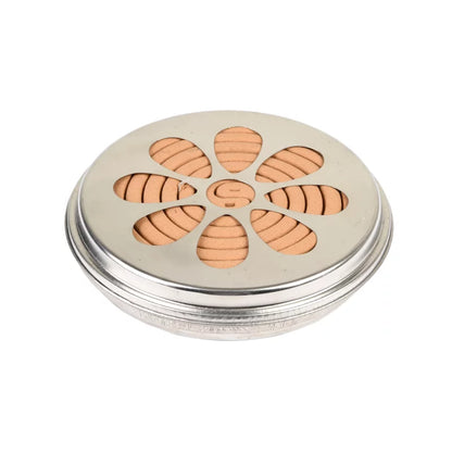 Esschert Citronella Spirale im Zink Behälter