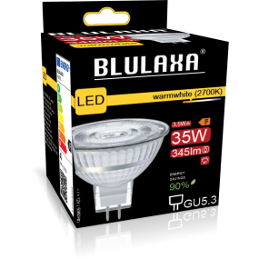 BLULAXA LED-Strahler GU5,3 345lm | ersetzt 35W (warmweiß)