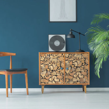 d-c-fix® Klebefolie | Feuerholz | 45 cm x 2 m