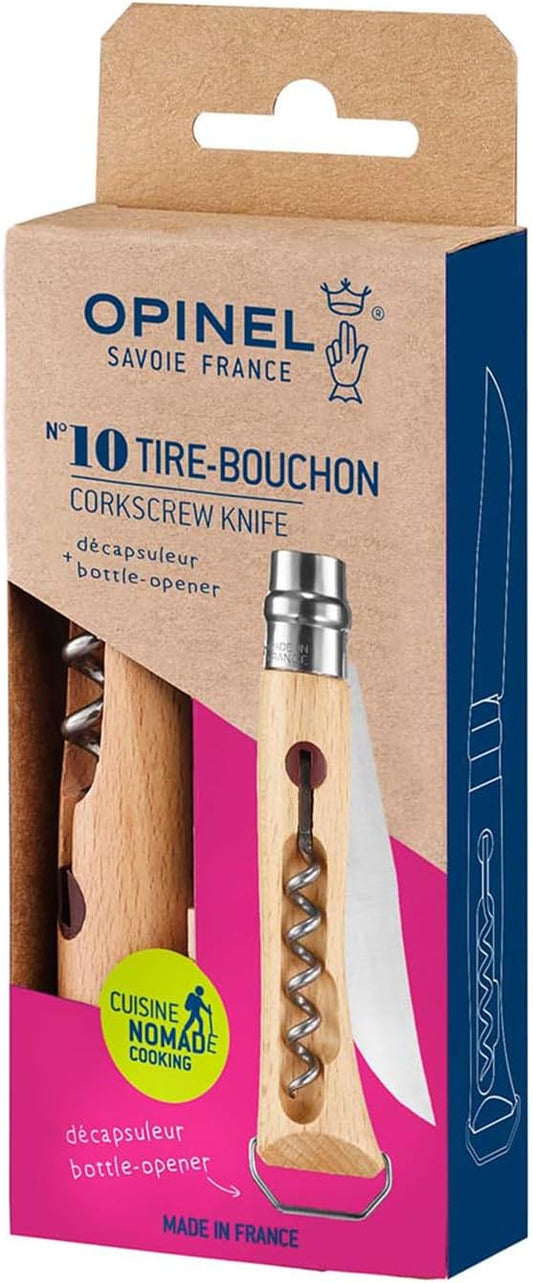 Opinel Nr.10 | Taschenmesser mit Korkenzieher