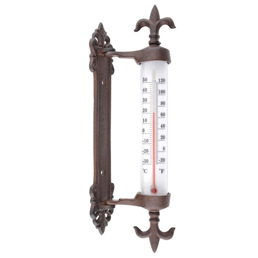 Esschert Fensterrahmen- Thermometer aus Gußeisen