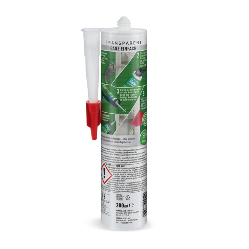 Sista Silikon für Draussen transparent | 280ml