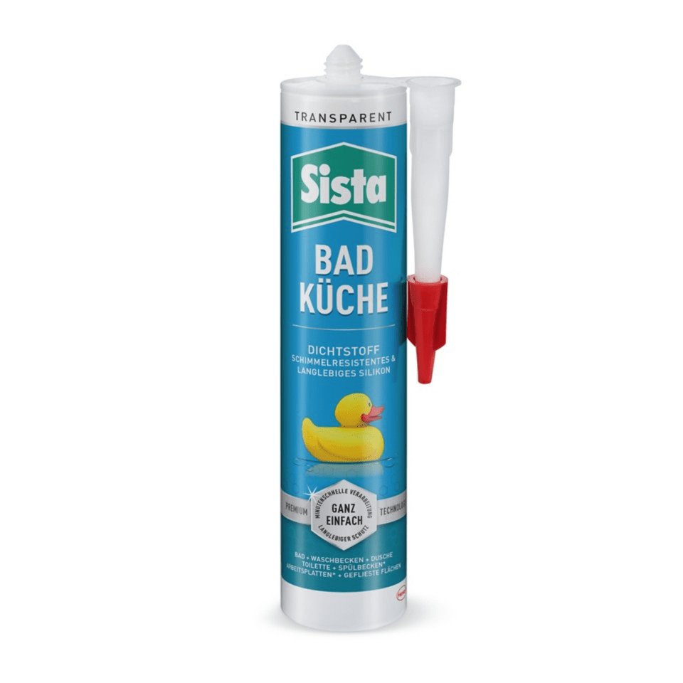 Sista Bad & Küchen Silikon transparent | 280ml 