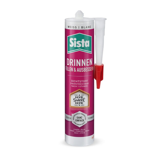 Sista Dichtstoff für Drinnen weiß | 280ml 