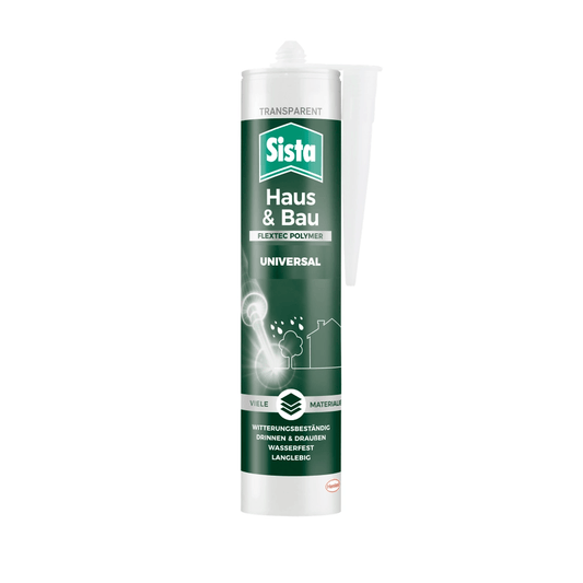 Sista "Haus und Bau" Universal-Silikon transparent | 280ml