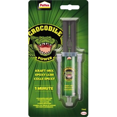 Pattex Zweikomponentenkleber Crocodile Power Kraft-Mix 30min 11ml