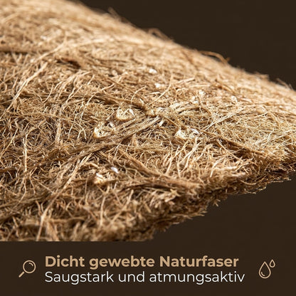 Nagerglück® Nagerteppich Hanf, Käfigunterlage 40 x 100 cm, Nagermatte - Position 5