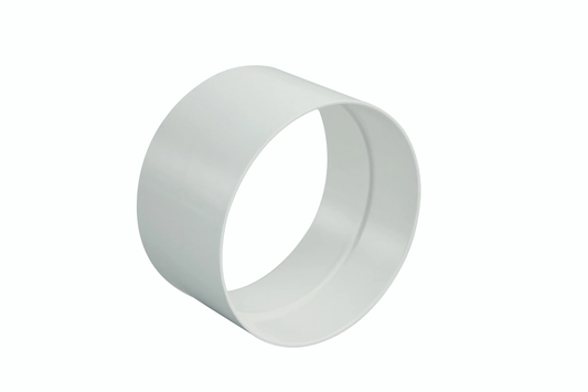 Eohrverbinder für Rundrohr 100mm weiß