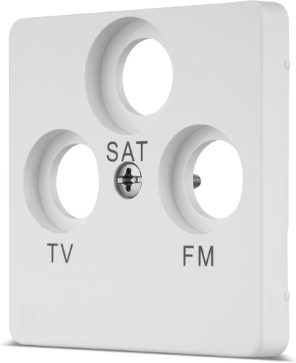REV NOVA Abdeckung für Antennendose (TV/RF/SAT) | weiß