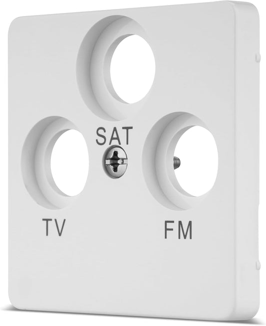 REV NOVA Abdeckung für Antennendose (TV/RF/SAT) | weiß