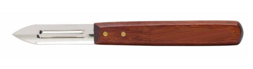 Sparschäler mit Inox-Klinge und Holz-Griff