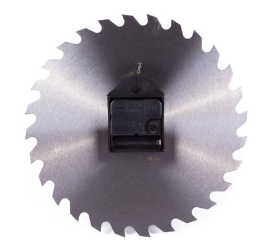 Wanduhr DIY Design excl. 2x AA | "Kreissägeblatt" 